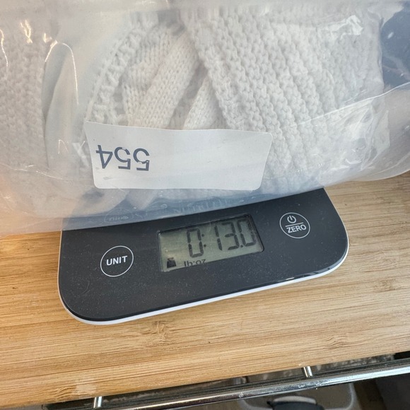 Olive + Oak Cream Knit Crocheted V Neck Bodycon Mini Dress‎ Large Boho Festival - Picture 9 of 9